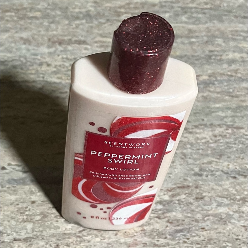 New Scentwork peppermint swirl by Harry Slatkin